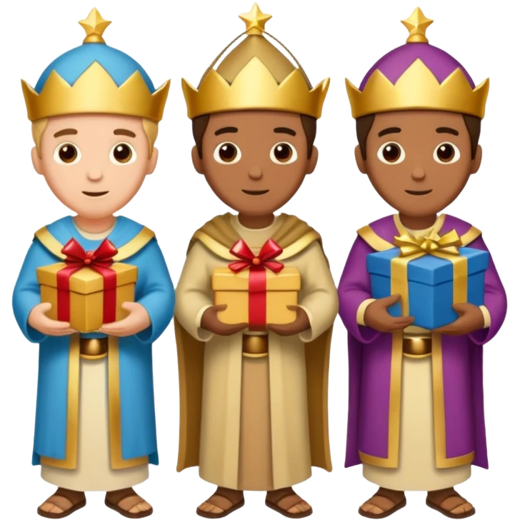 The-three-wise-man emoji