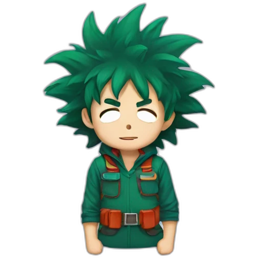 Deku qui dort emoji