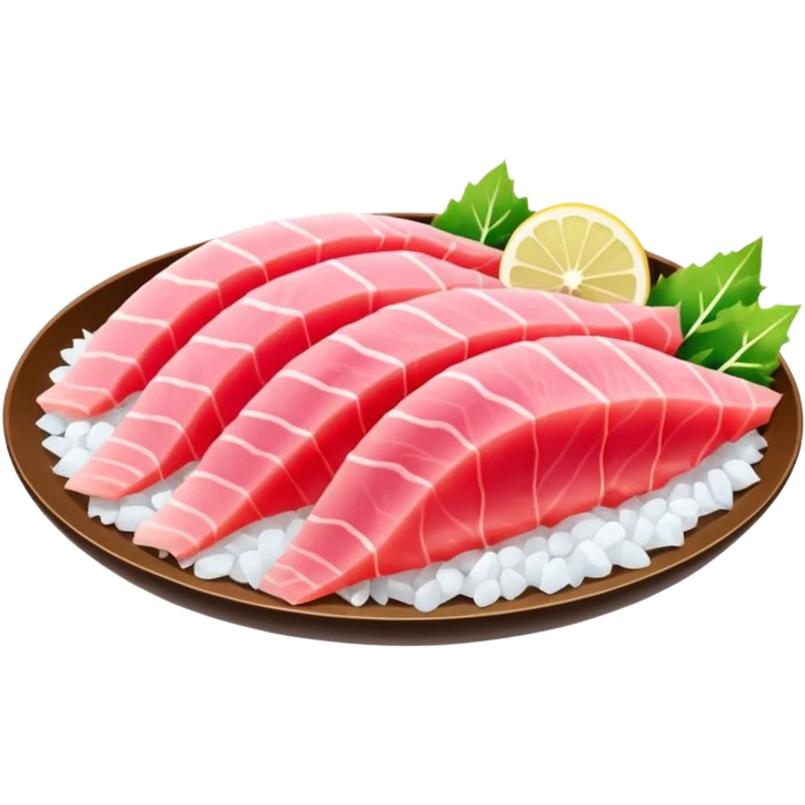 light pink sashimi 1 piece  emoji