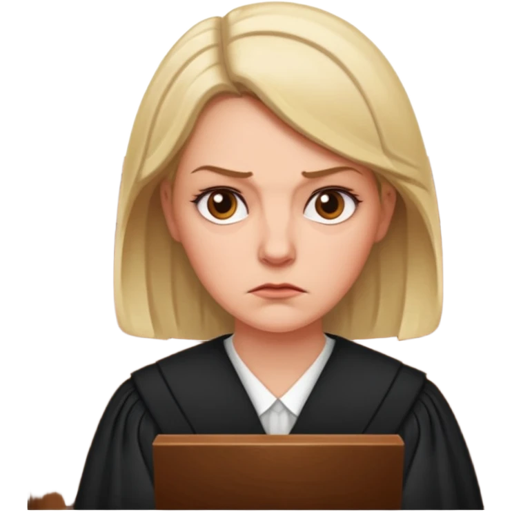 court white woman emoji