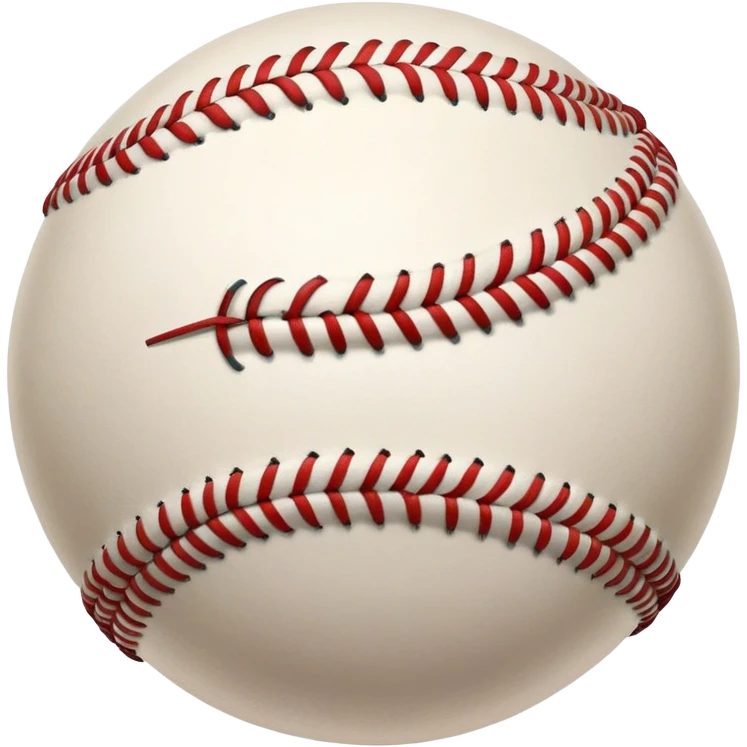 Cinematic Realistic image of a classic baseball, rendered with detailed stitching and textured leather, set against a nostalgic ballpark backdrop with soft, golden lighting that evokes Americana emoji