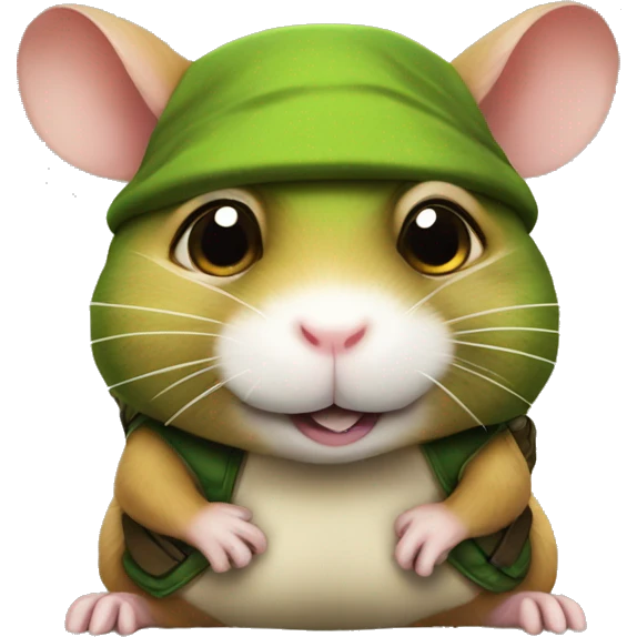 Teenage mutant ninja hamster emoji