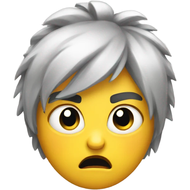 Angry chick emoji