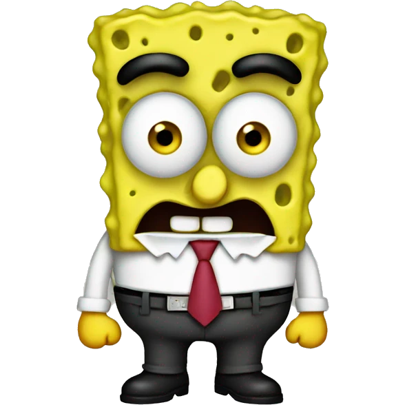 gangster spongebob emoji