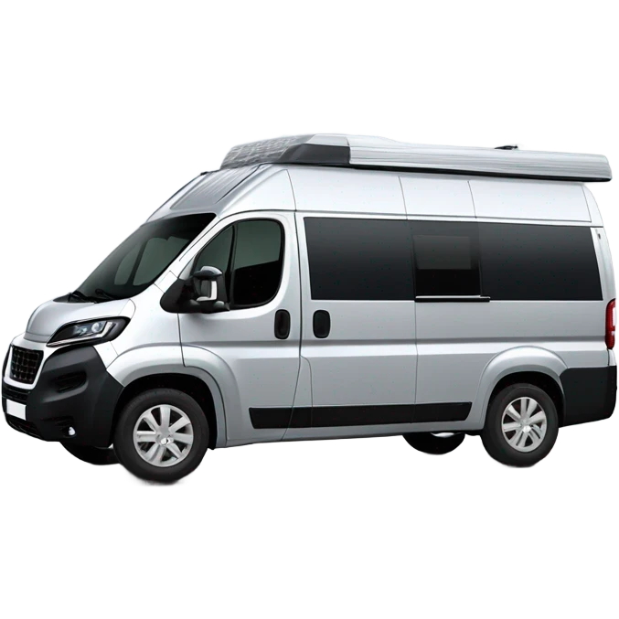  Peugeot Boxer L3H2 Campervan with two windows on the right side silver  emoji