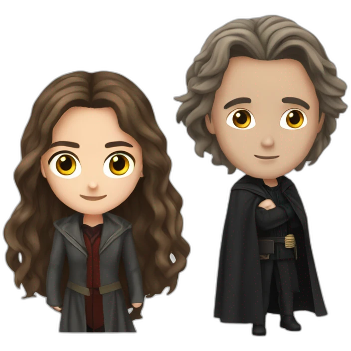 Severus Rogue et Hermione Granger emoji