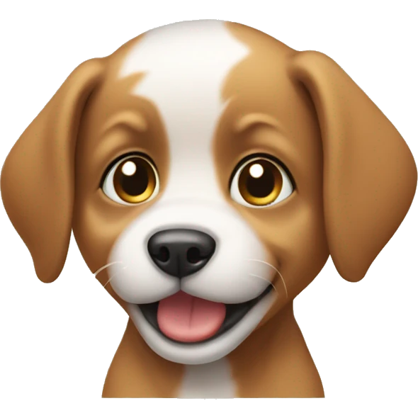 Baby dog emoji