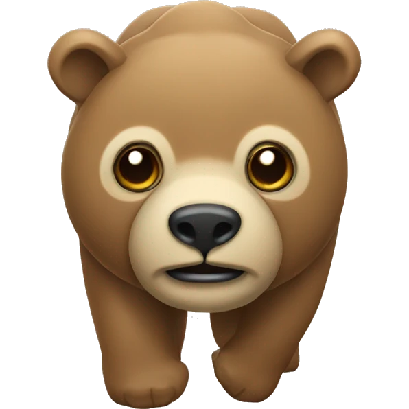 ours en forme de fossil emoji