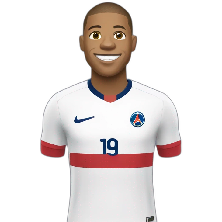 Mbappe qui rigole emoji