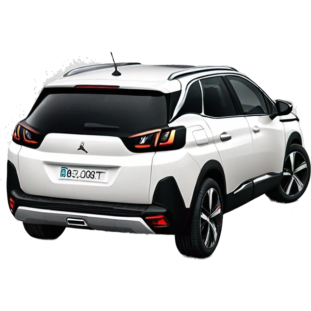 peugeot 3008 white gt emoji