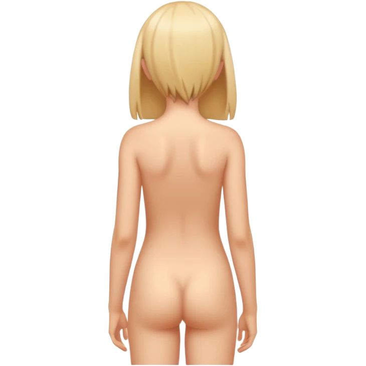 13 year old girl standing naked back emoji