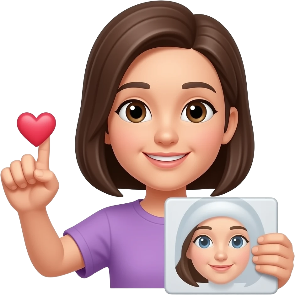 finger heart with thumb and index finger crossed holding heart emoji