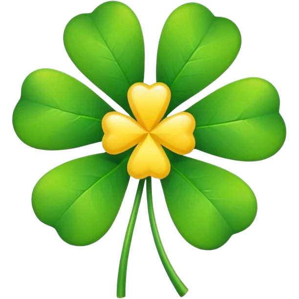 use star emoji, and add clover to make it "lucky" emoji