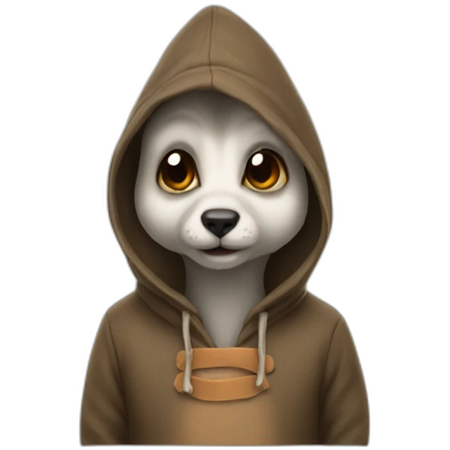 Squrirell in hood emoji
