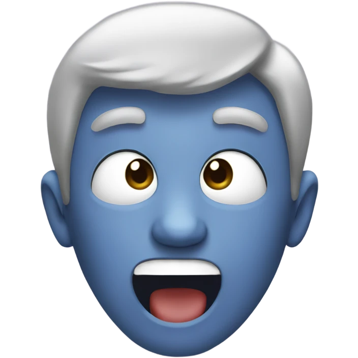 Mewing person emoji