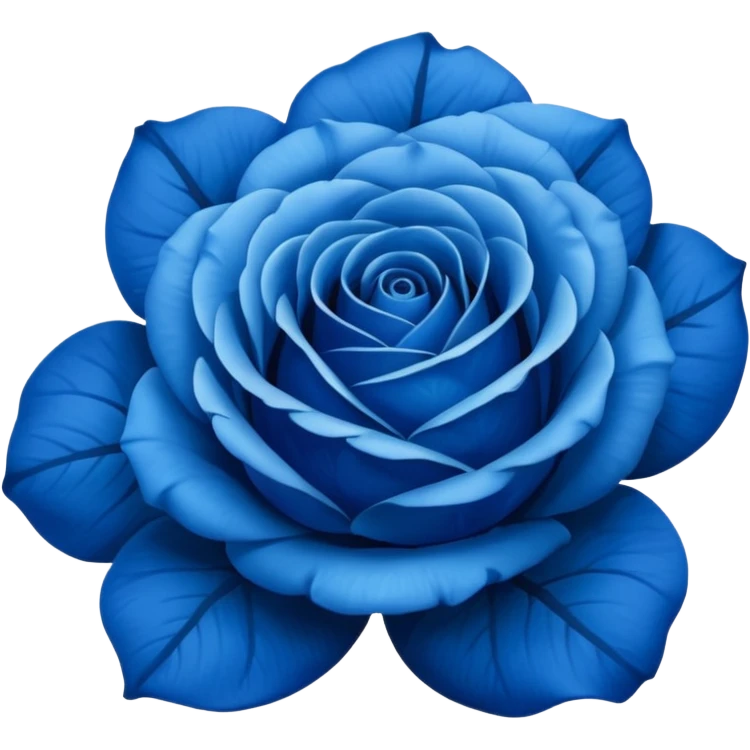 blue rose emoji