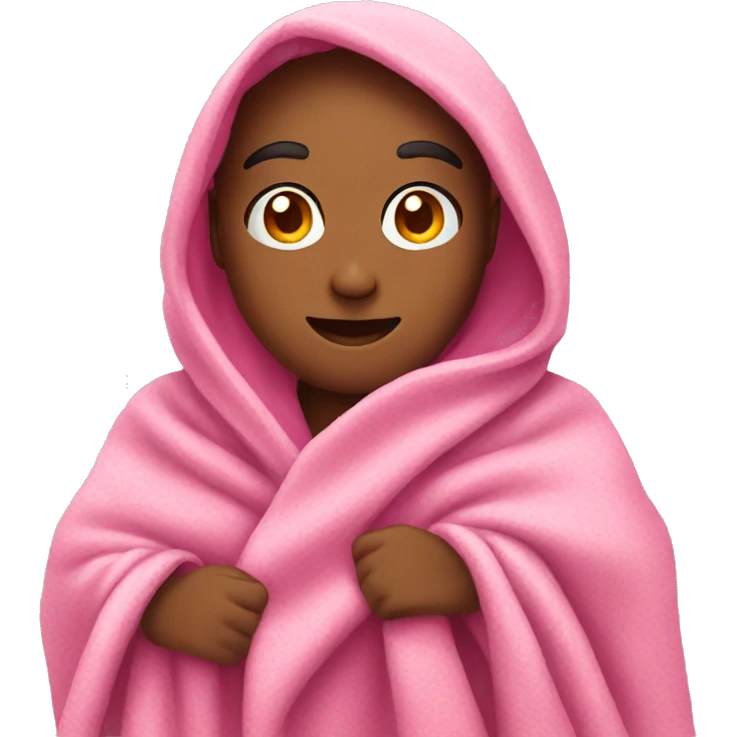 pink comfy blanket emoji