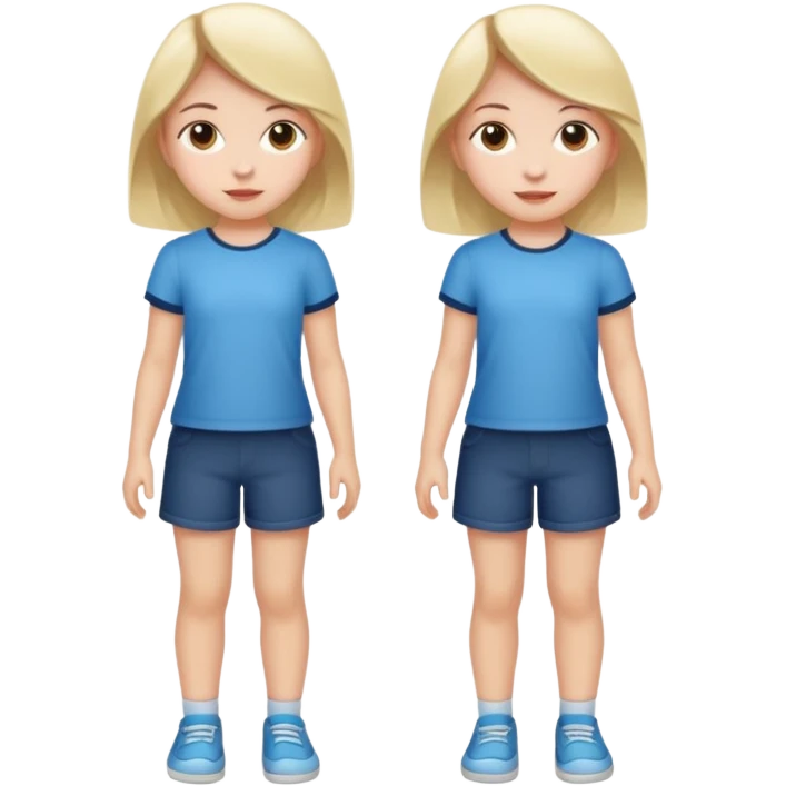 girl kid full body emoji