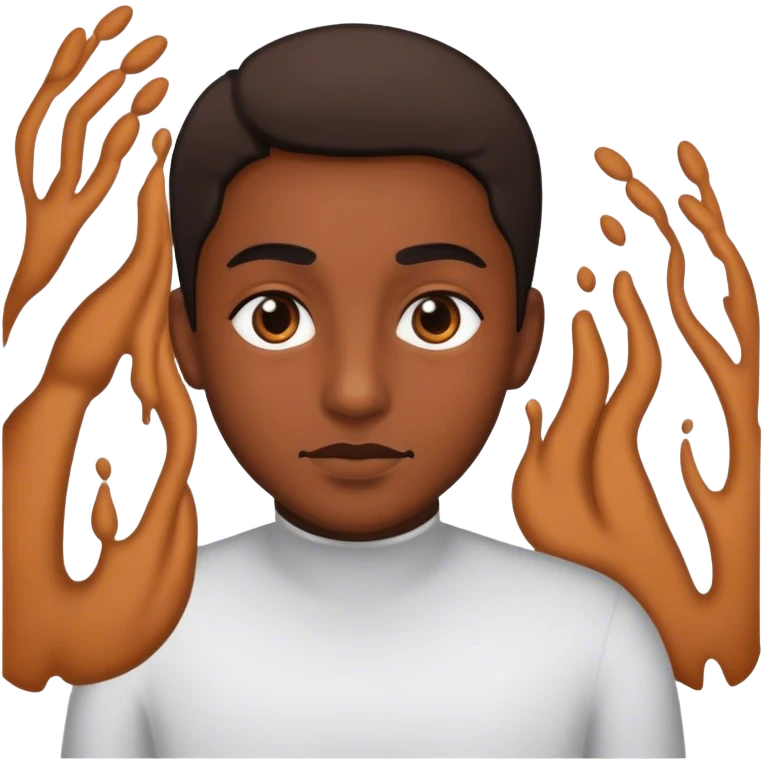 this, but with black eyes emoji