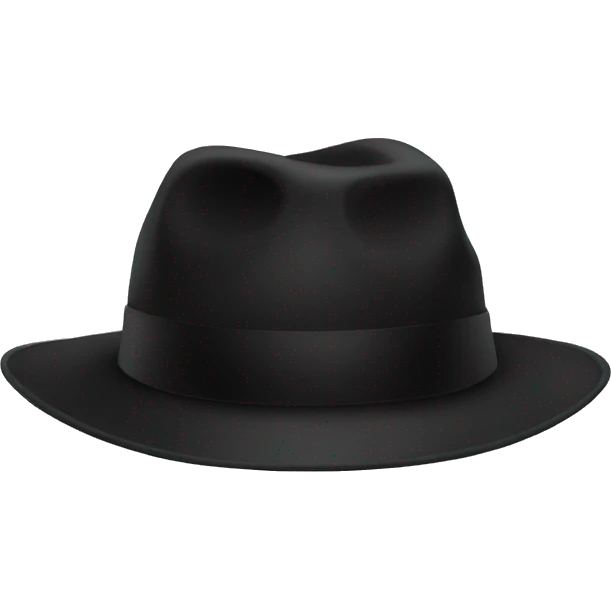 black hat emoji