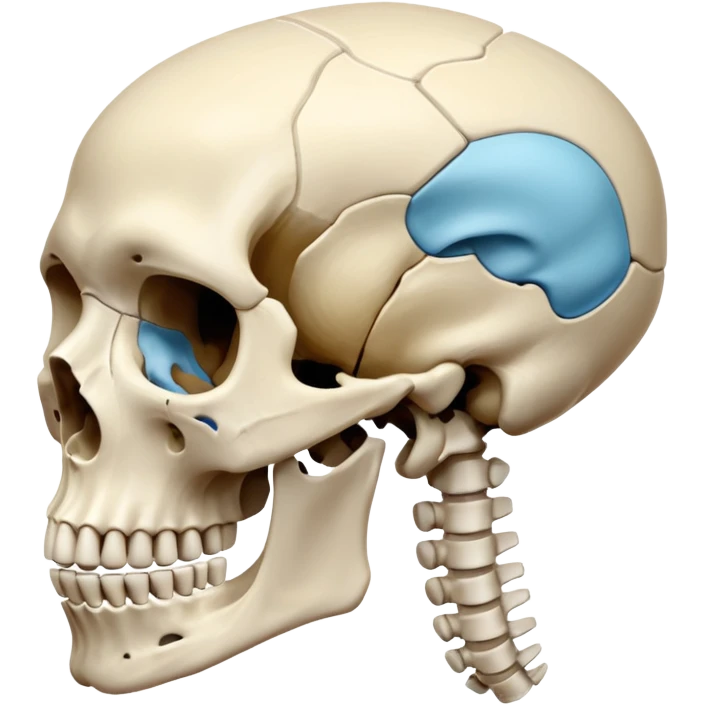 The bones of only  the shoulder emoji