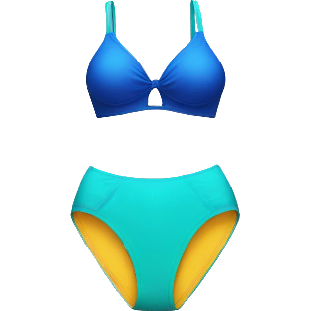 swimsuit on the floor emoji
