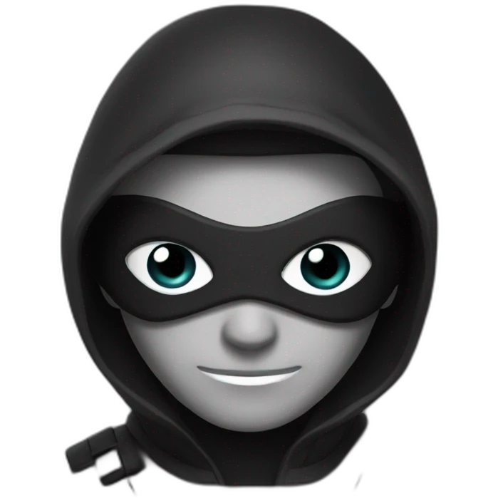 Noir ninja emoji