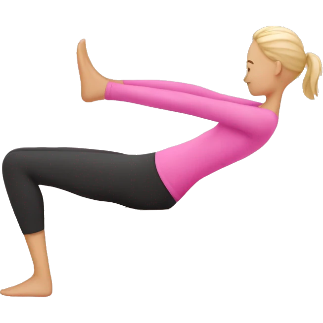 pink pilates emoji