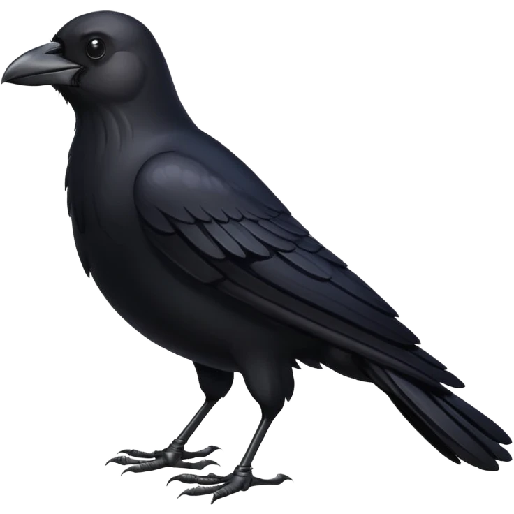 Happy crow emoji