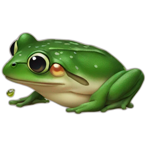 michael jackson kissing frog emoji
