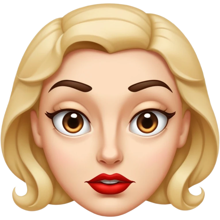 A spiteful face looks tight and sharp—eyebrows slightly lowered, lips curled in a smirk or pressed in a smug line, with eyes that glare or narrow with defiance or satisfaction emoji