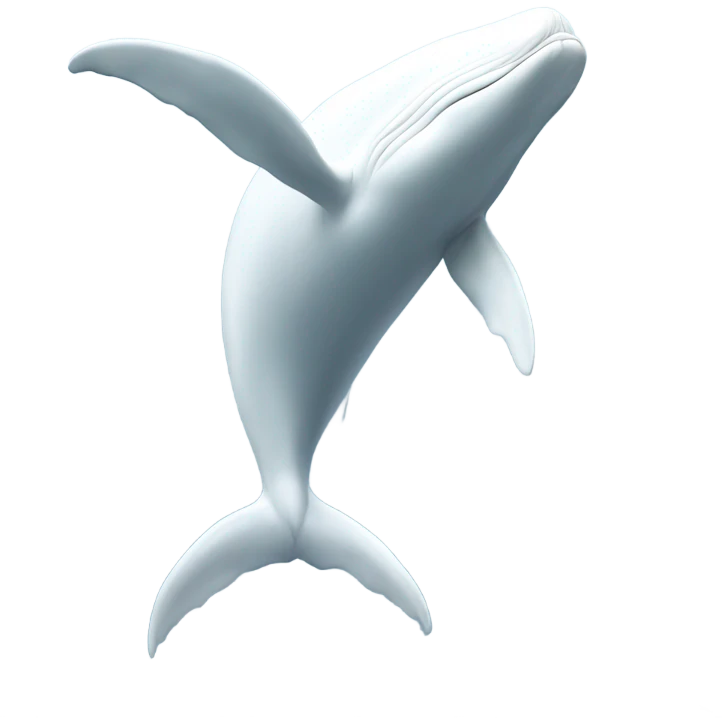 white whale , underside emoji