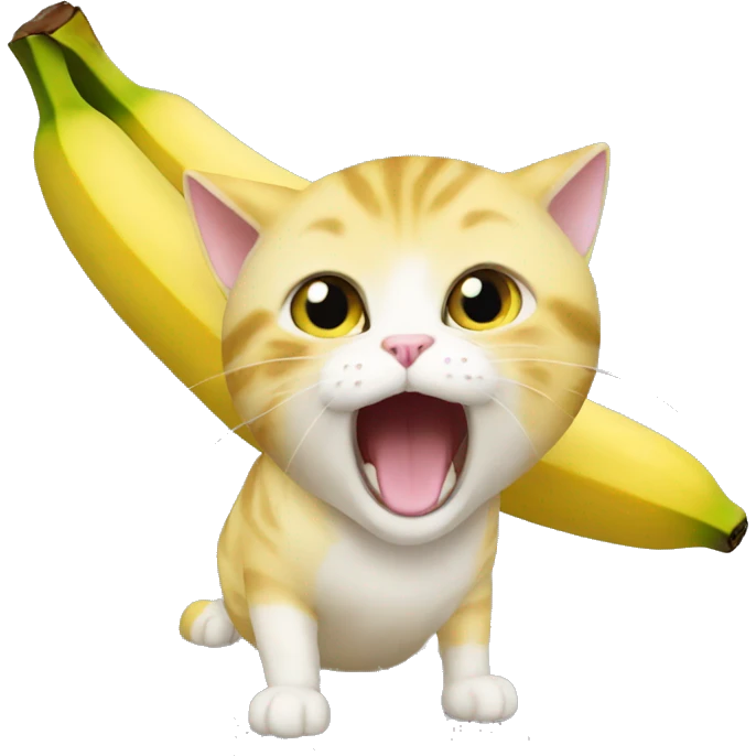 Banana cat meme emoji
