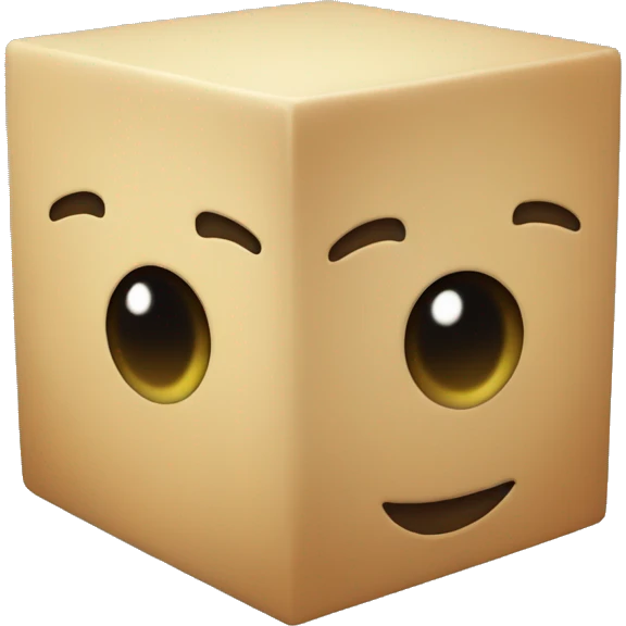 Cube emoji