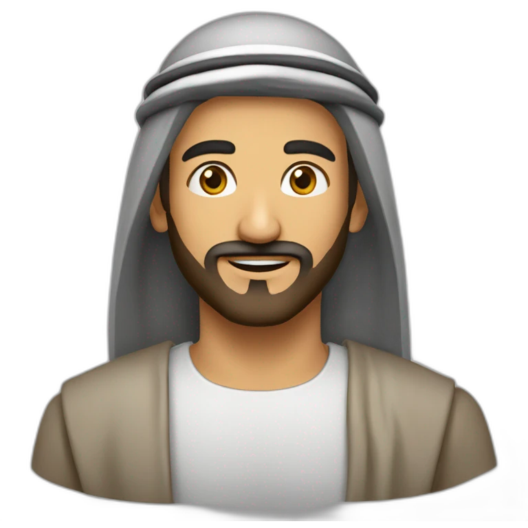 Une arabe avec une claquette emoji