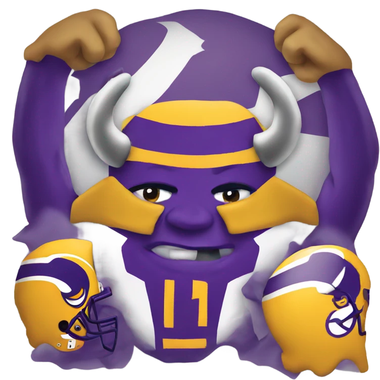 Minnesota Vikings logo emoji