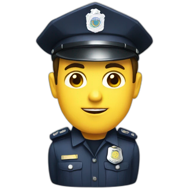 Uip policia emoji