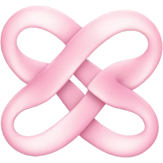 Infinity love pink  emoji