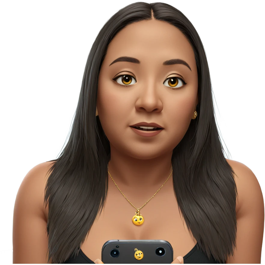 girl with necklace by window emoji