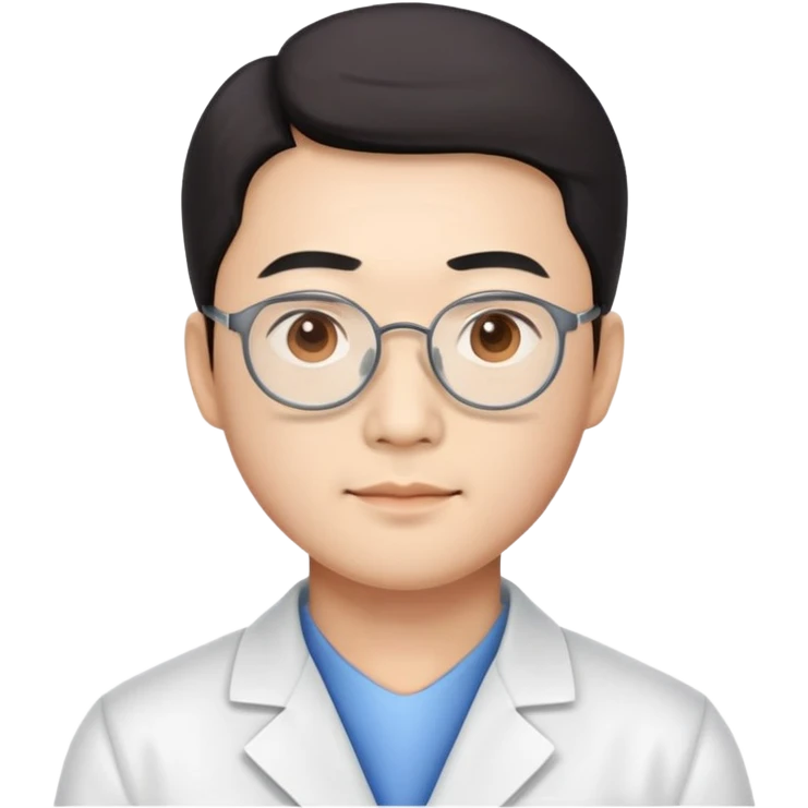 Chinese scientist man super realistic  emoji