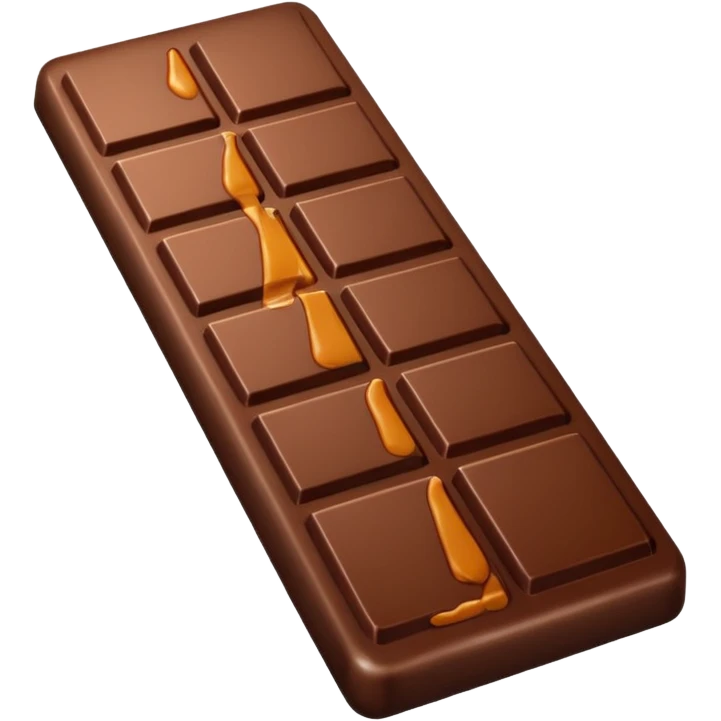 Depict a chocolate as emoji emoji