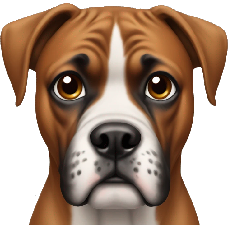 Boxer dog  emoji