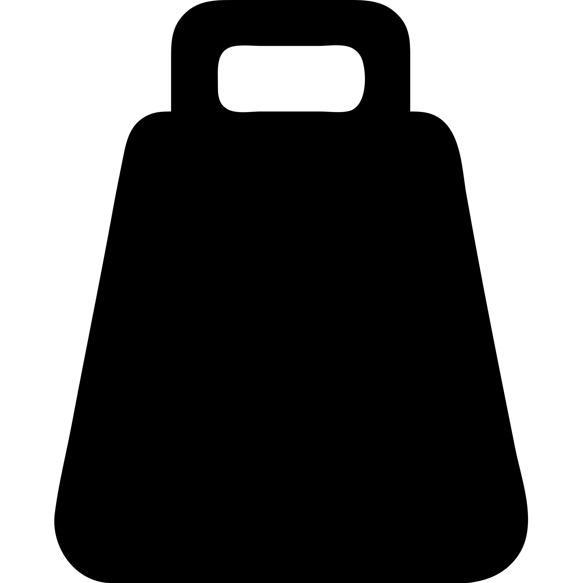 a cowbell, simple flat icon emoji