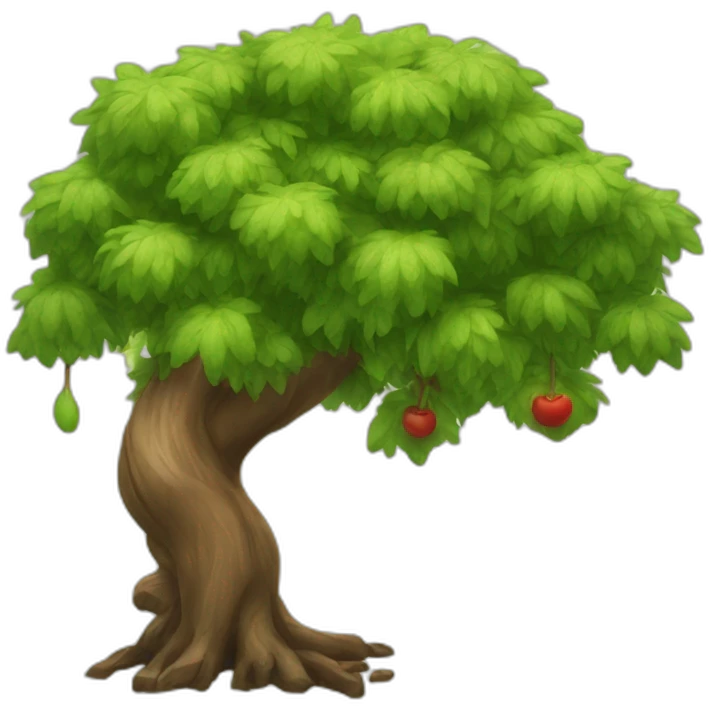 waatering tree emoji