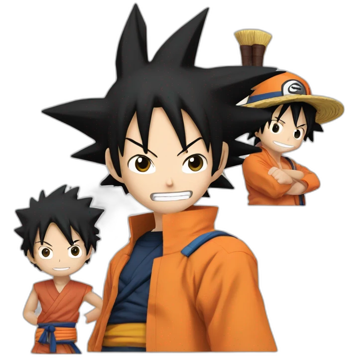 Naruto-And-luffy-and-goku emoji