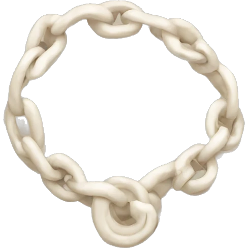 Ancient Greek Chain, Off-white emoji