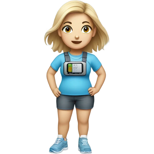 Diabetic girl  emoji