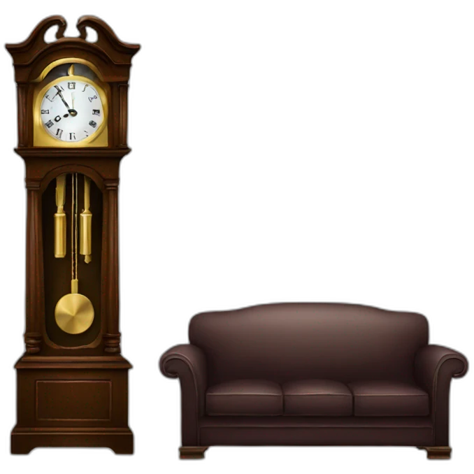 grandfather clock emoji