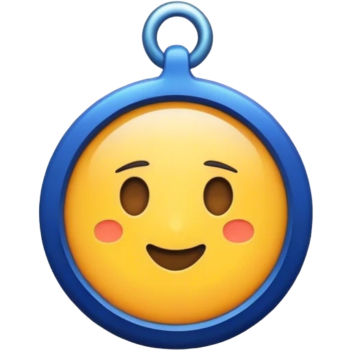 dark blue geotag emoji