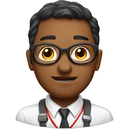 Heart nerd emoji
